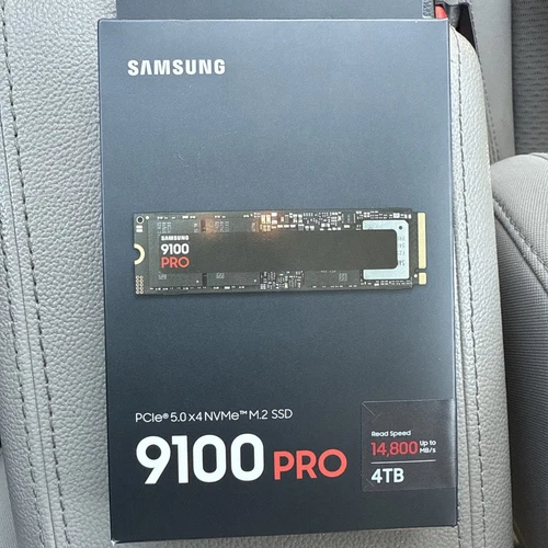 SAMSUNG SSD 9100 PRO 4TB, PCIe 5.0x4 M.2 2280, Seq. Read Speeds Up to