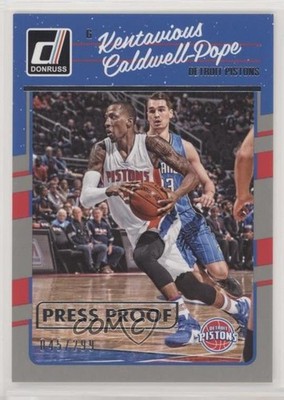 2016 Panini Donruss Press Proof Silver 45/299 Kentavious Caldwell-Pope #102 z6b
