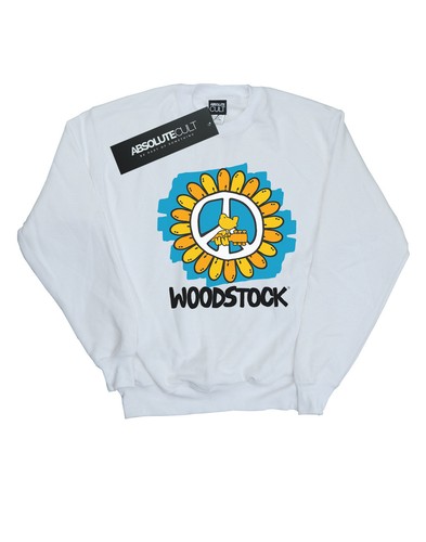 Woodstock Girls Flower Peace Sweatshirt - Picture 2 of 7
