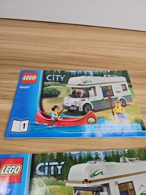 LEGO City 60057 1 & 2 Books  Camper Van Instructions Only 