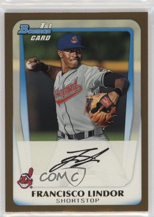 2011 Bowman Draft Prospects Gold Francisco Lindor #BDPP53 x1g