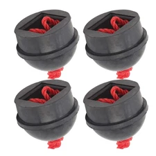 Vbest life 4pcs Cue Chalk Holder, Pocket Billiard Pool Chalk Holders Rubber C...