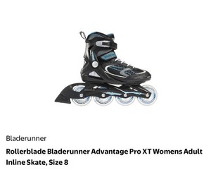 Bladerunner Advantage Pro XT Women's Adult Inline Skates Size 8 Black/Blue