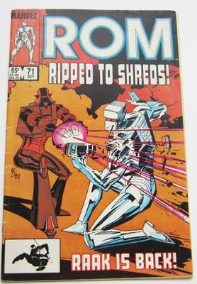 ROM (Space Knight) #71 Comic Book October 1985 Fine- 5.5 Nice Marvel