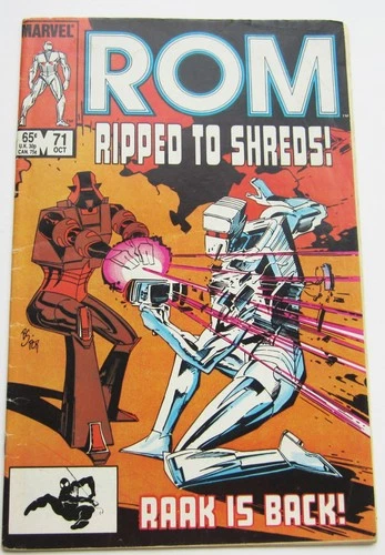ROM (Space Knight) #71 Comic Book October 1985 Fine- 5.5 Nice Marvel