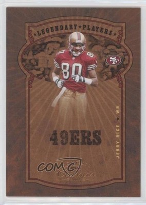 2005 Donruss Classics Legendary Players 152/1000 Jerry Rice #L-13 HOF g2x