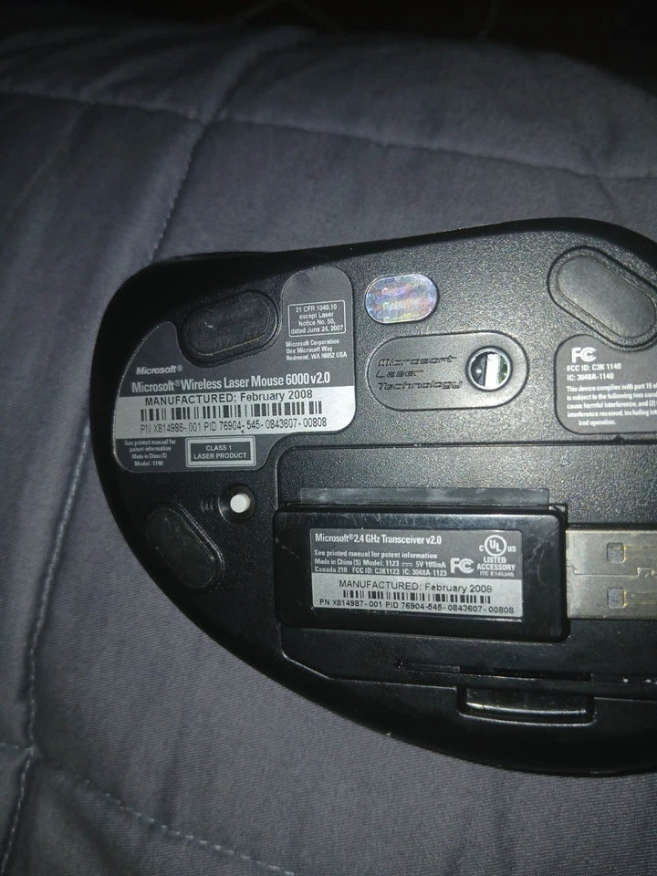 🐀🐀******LOOOOOOKKK!!!*** MICROSOFT MOUSE 6000 V 2.0 🐀🐀 - Image 3 of 3