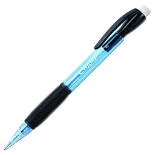 Pentel Champ Pencil, Automatic Pencil, 0.5mm Lead Size, Blue Barrel, Box of 1...
