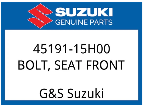 BOLT, SEAT FRONT