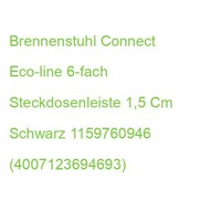 Brennenstuhl Connect Eco-Line 6-Fach Steckdosenleiste 1,5 Cm Schwarz 1159760946
