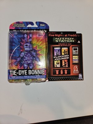 Five Nights at Freddy's Lot NIB Tie Dye Bonnie Faz's Fizzy Station