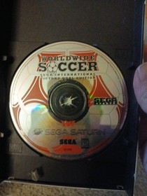 Worldwide Soccer (Sega Saturn, 1995) Complete w/ Reg Card) Tested Works