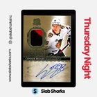 2023 UPPER DECK THE CUP CONNOR BEDARD SIGNATURE MATERIALS ROOKIE PATCH AUTO /99