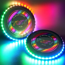 Flying Disc - 108 RGB Multicolor or 36 Monocolor Leds, Super Bright, Smart Modes