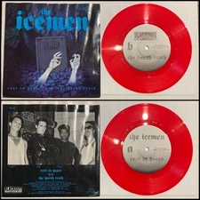 THE ICEMEN Rest In Peace 7” Red Vinyl-The Psychos Underdog Breakdown Cro Mags