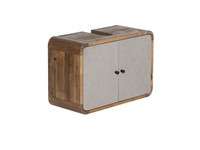 BadmöBel Waschbeckenunterschrank Dingle Holz Pinie Beton Optik Unterschrank