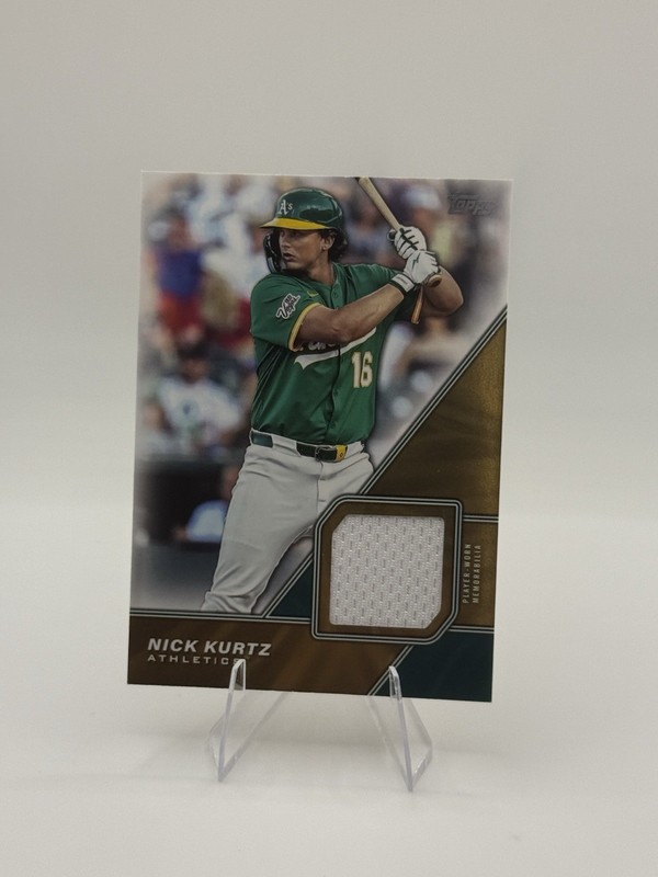 Nick Kurtz 2026 Topps Major League Material Relic Jersey RC Athletics Rookie🔥
