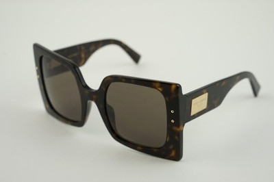 Excellent! DG 4490 502/73 Dolce & Gabbana Polished Tortoise Brown/Warm Grey