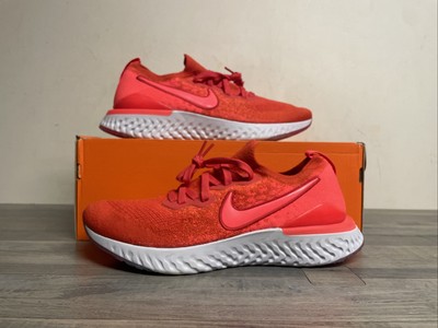 Nike Epic React Flyknit 2 Chile Red Running Sneakers BQ8928-601 Men's Size 13