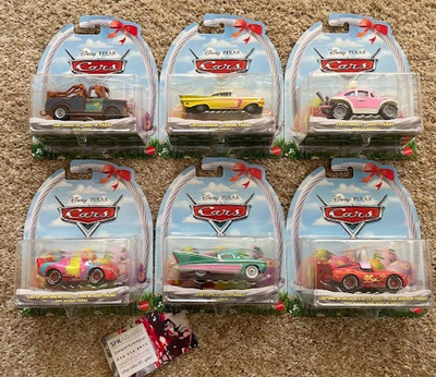 Disney Pixar Cars EASTER SET of 6 2022 Complete Diecast NEW Thailand Mint FLO Ma