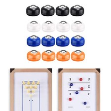 16Pcs Shuffleboard Pucks Shuffleboard Rollers Set Tabletop Sliding Pucks