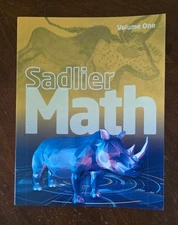 L498 * BRAND NEW, KINDERGARTEN, SADLIER MATH, VOL I, STUDENT ED, 9781421789804