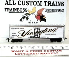 HO SCALE CUSTOM LETTERED YUENGLING BEER. ALSO AVAIL IN O SCALE. B-5