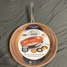 Gotham Steel Stainless Steel Premium 12” Frying Pan, Brand New, Excellent Cndtn