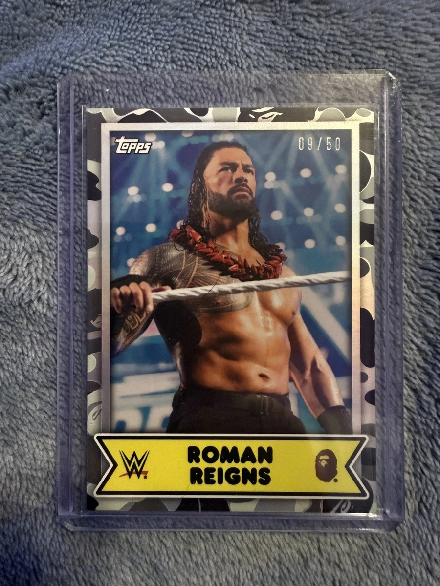 ロマンレインズ　サイン&レリックカード　44/50 TOPPS WWE ロマンレインズ サイン&レリックカード 44/50 TOPPS WWE ロマン