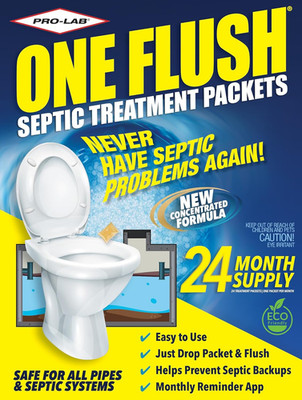 Septic Tank Treatment Packets -2 Year Supply of Dissolvable Septic Tank Treatmen