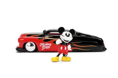 Jada 1:24 Hollywood Rides 1951 Mercury w/ Mickey Mouse Figure