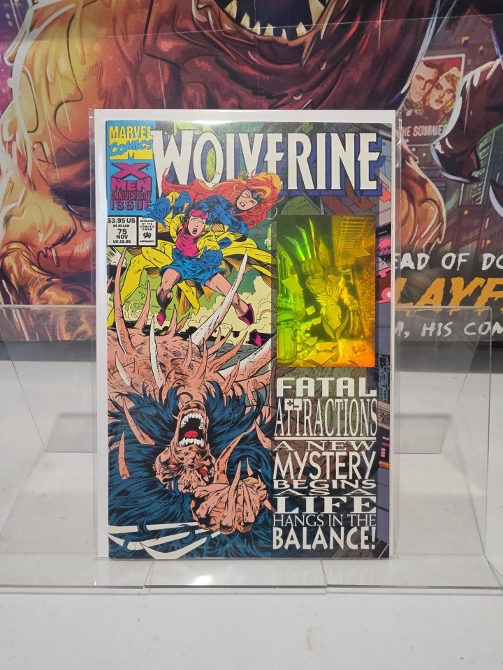Wolverine #75 (Marvel 1993) Fatal Attractions Hologram 1st Bone Claws