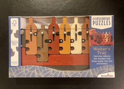 New Recent Toys Jean Claude Constantin's Smart Toys Puzzle: The Waiter's Tray