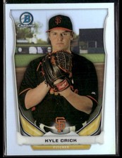 2014 Bowman Draft #CTP-63 Kyle Crick Chrome Top Prospects Refractors 0903H