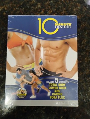 10 Minute Trainer Workout DVD Set Beachbody Tony Horton 5 Full Body Routines New