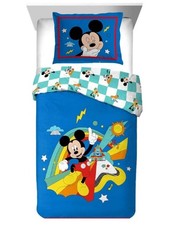 Disney Mickey Mouse Kids Duvet Cover Set No Insert AB0DPNMG7X66