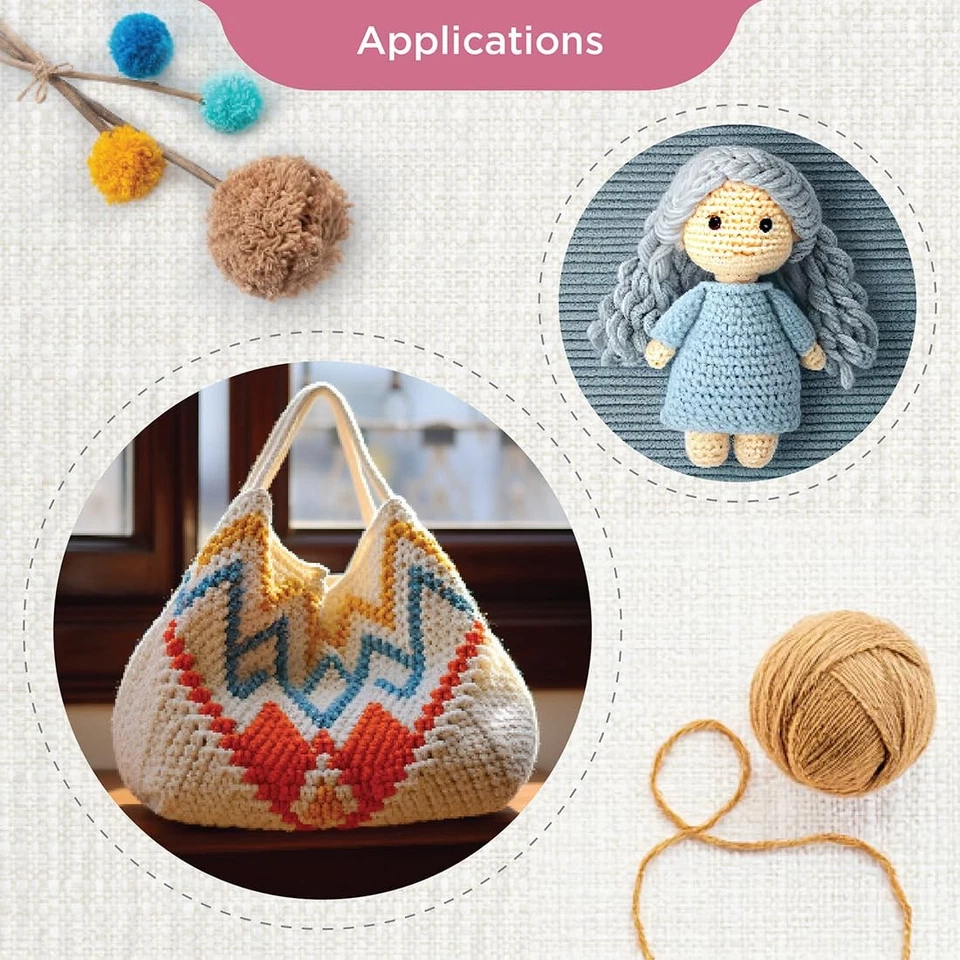 Juego de ganchos de ganchillo KnitPro Zing 12 tamaños de EE. UU. 2 mm-6 mm herramientas de tejer de un solo extremo Foto 4 de 4