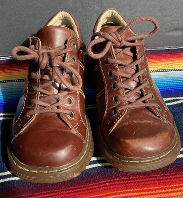 Dr. Martens BAILEY Brown Leather Shoes Women s Size 6 EU 37 AW004 90's style