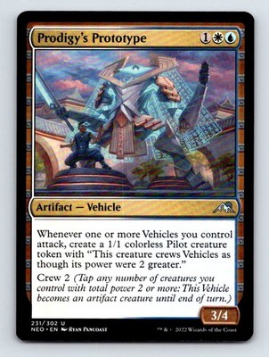 Prodigy's Prototype U Kamigawa: Neon Dynasty 231 NM