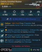 Borderlands 4 🌟 DLC ROOKER SNIPER 🌟 121 CRIT GOD ROLL 🌟 AMP JAKOBS TORGUE 🌟