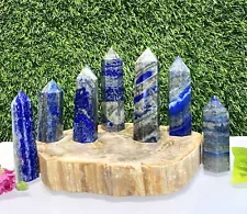 Wholesale Lot 1 Lb Natural Lapis Lazuli Obelisk Tower Point Crystal Healing