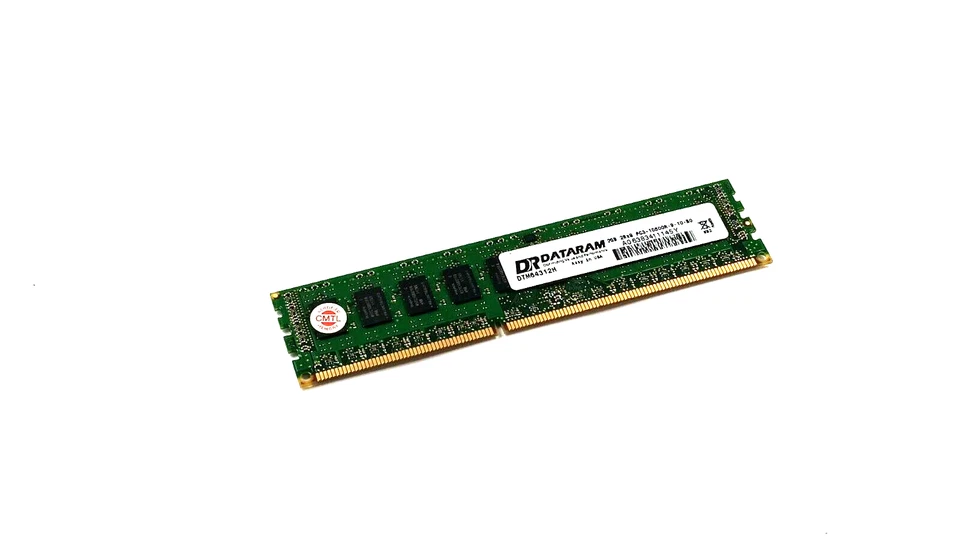 DATARAM 4x2GB (8GB) DTM64312H PC3-10600 DDR3 ECC Registered Server Memory Kit - Image 3 of 4