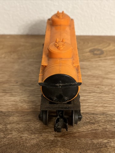 Lionel Lines Postwar O Gauge #6465 Orange 2 Dome Tanker Train - Picture 8 of 14