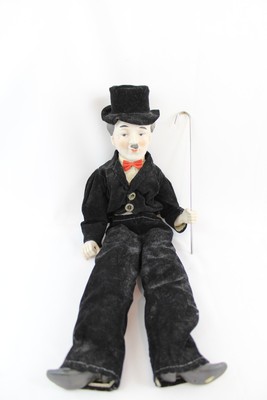 vintage charlie chaplin porcelain doll