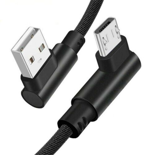 10FT 90 Degree Angle Fast Charge Micro USB Cable Rapid Power Sync Cord Charger L - Picture 10 of 16