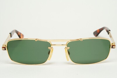Versus Sunglasses 1996 by Gianni Versace Vintage Rectangle Green
