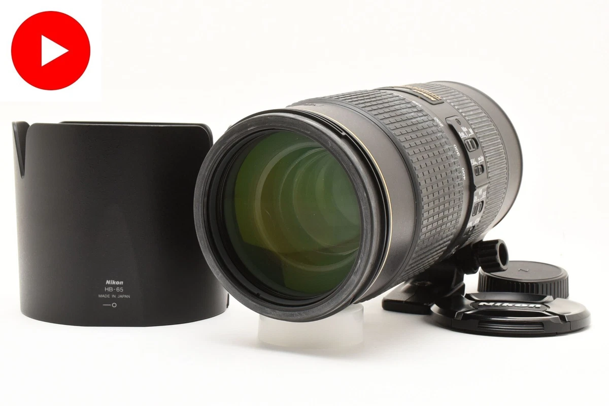 【美品】Nikon AF-S NIKKOR 80-400mm VR Nikon 80-400mm f/4.5-5.6D ED Autofocus VR Zoom Nikkor Lens (Old