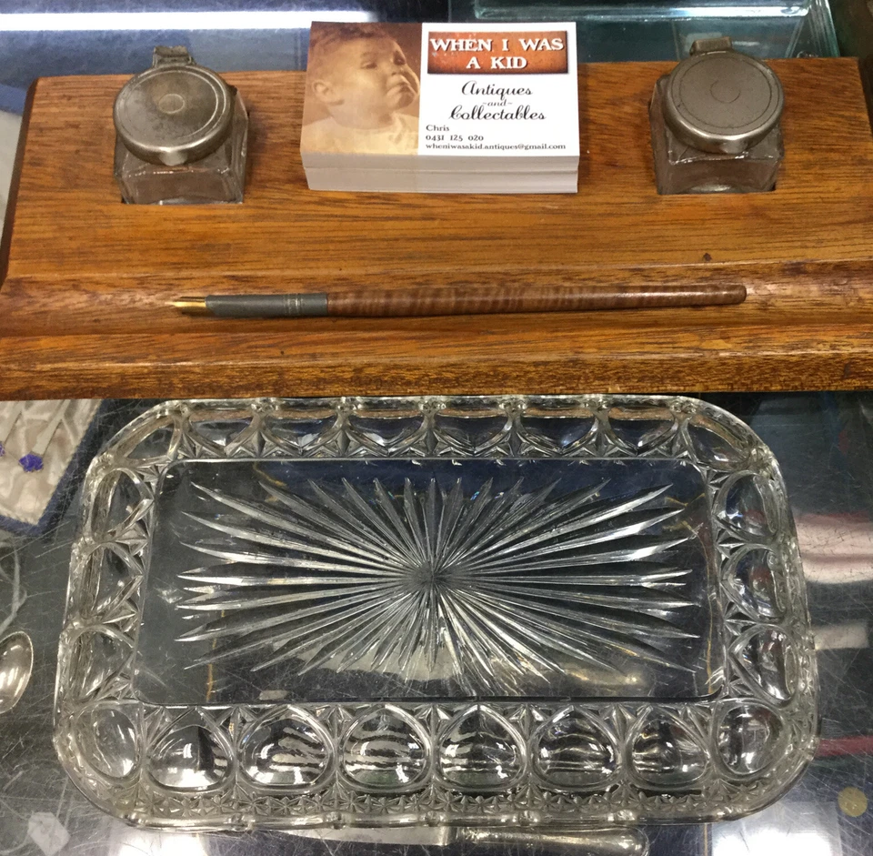 Crown Crystal Glass Co Petaloid Tray - image 4 of 4