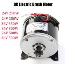 24V/36V/48V Electric Brush DC Motor for Scooter Bicycle Motorcycle Go Kart e-ATV