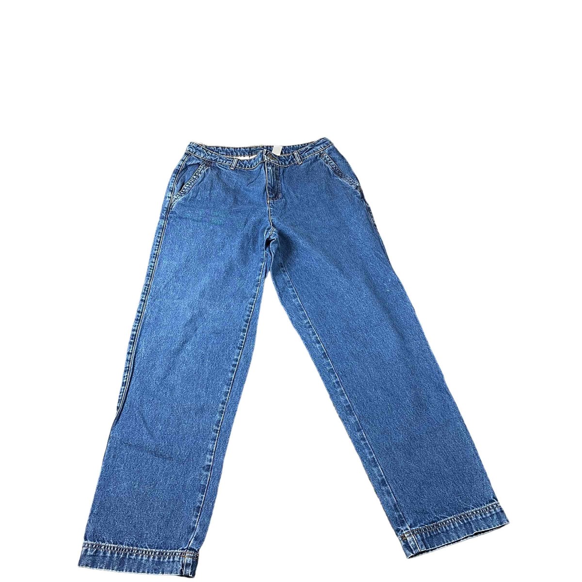 その他 19 Liz Claiborne Blue Straight Leg Denim Jeans RN 20006 CA 17815 Size
